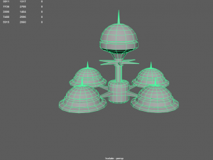 sci-fi building - 08 Modelo 3D