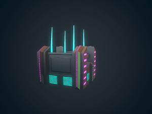 sci-fi building - 09 3D Model