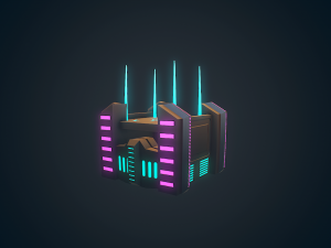 sci-fi building - 09 3D Model