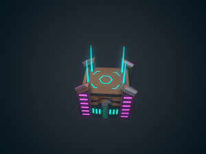 sci-fi building - 09 3D Model