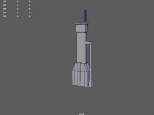 sci-fi building - 10 3D Model