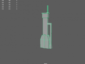 sci-fi building - 10 3D Model