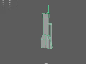 sci-fi building - 10 3D Model