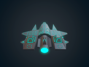 sci-fi military drone - 01 Model 3D