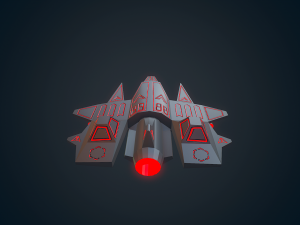 sci-fi military drone - 01 Model 3D