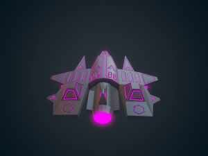 sci-fi military drone - 01 Model 3D