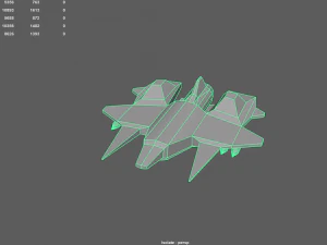 sci-fi military drone - 01 3D Model