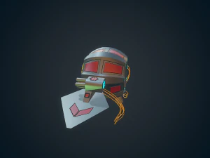 sci-fi military drone - 02 3D Model