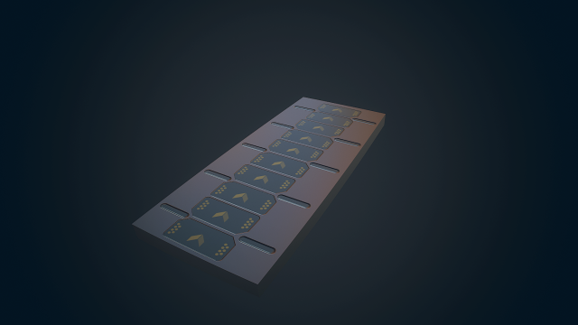 sci fi floor - pbr 3Dモデル .c4d .max .obj .3ds .fbx .stl .blend 