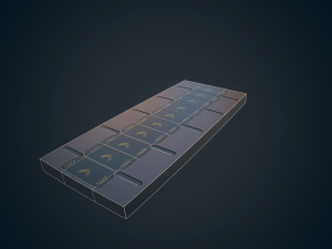 sci fi floor - pbr 3Dモデル