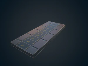 bilim kurgu katı - pbr 3D Model