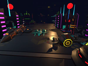 sci fi futuristic city package low-poly 3D Model