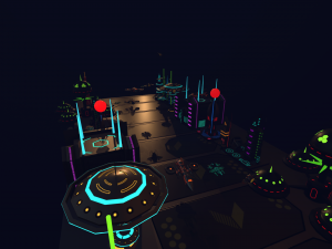 sci fi futuristic city package low-poly Modèle 3D
