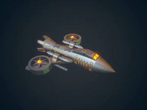 sci fi futuristic city package low-poly 3D Model