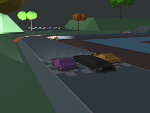 race track cartoon 3D Модель