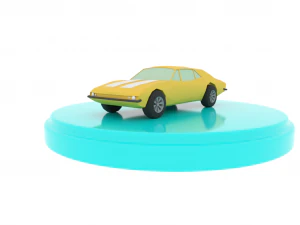 chevrolet camaro 1967 low-poly 3D Model