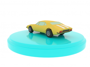 chevrolet camaro 1967 low-poly 3D मॉडल