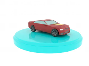Chevrolet Camaro laag poly 3D Model