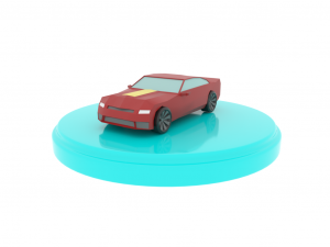 chevrolet camaro low-poly 3Dモデル