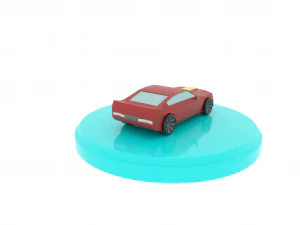 chevrolet camaro low-poly 3D Model