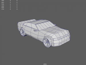 chevrolet camaro low-poly 3Dモデル