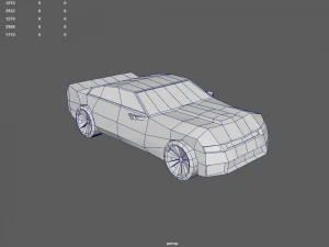 chevrolet camaro low-poly 3D Model