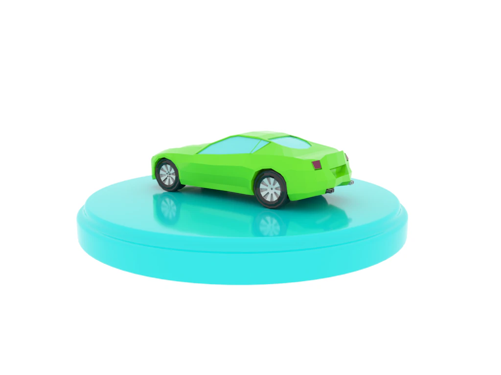 cartoon low poly car 3D Model .c4d .max .obj .3ds .fbx .stl .blend