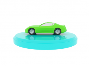cartoon low poly car 3D Модель