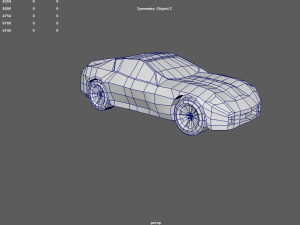 cartoon low poly car 3D Модель