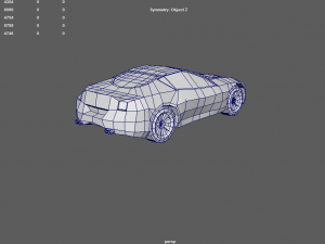 cartoon low poly car 3D Модель