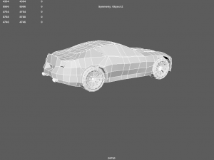 cartoon low poly car 3D Модель