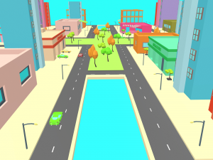 simplepoly city -low poly 3D 模型