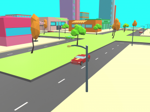 simplepoly city -low poly 3D 模型