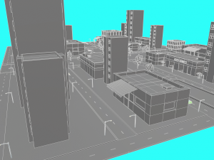 simplepoly city -low poly 3D 模型