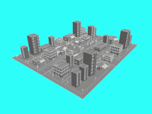simplepoly city -low poly 3D 模型