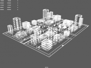 simplepoly city -low poly 3D 模型