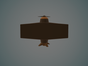 airplane04 low-poly 3D मॉडल