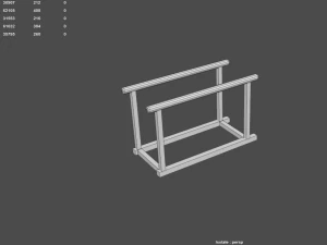 ローポリジム 3Dモデル