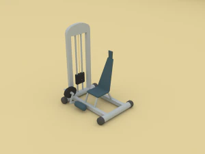 ローポリジム 3Dモデル