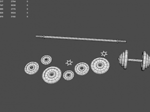 low poly gym Modelo 3D