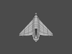 airplane06-hal tejas low-poly 3D Model