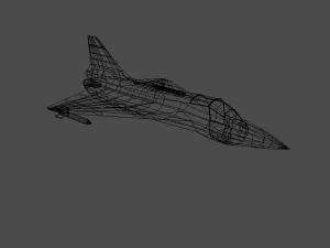 airplane06-hal tejas low-poly 3D Model