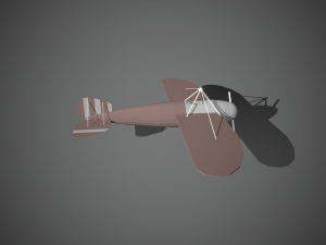 airplane07 low-poly 3D 模型