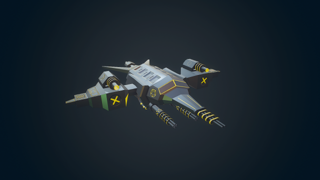 sci-fi military drone - 04 Modello 3D .c4d .max .obj .3ds .fbx .stl .blend 