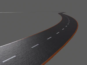 asfaltweg - pbr 3D Model