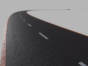 asphalt road - pbr 3D 模型