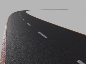 asphalt road - pbr 3D Model