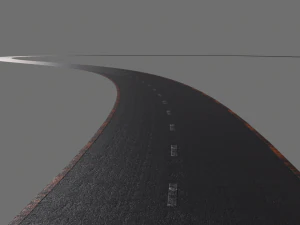 asphalt road - pbr 3D Model