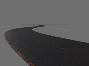 asphalt road - pbr 3D Model