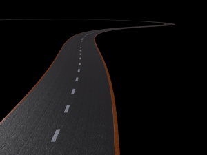 asphalt road - pbr 3D 模型
